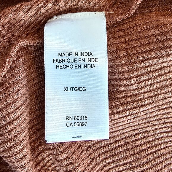 Lucky Brand NWT XL Tank Camisole Cotton Coral - Picture 9 of 10